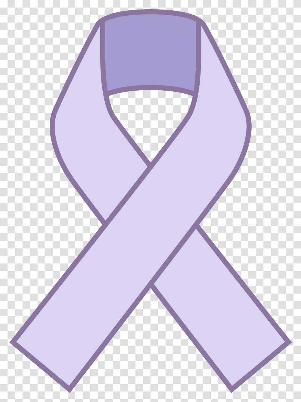 Download Cancer Ribbon Icon Awareness Ribbon Full Size Cancer Ribbon, Clothing, Apparel, Suspenders Transparent Png