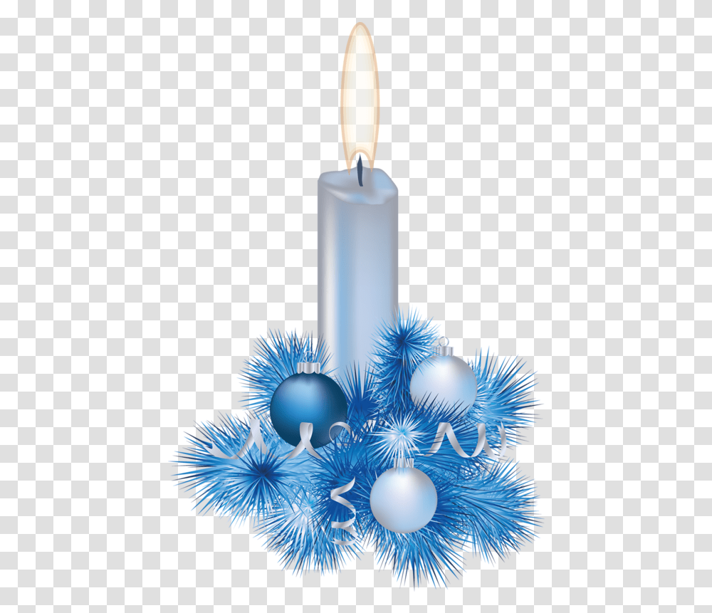 Download Candles Clipart Blue Candle Blue Christmas Christmas Candles Clip Art Transparent Png