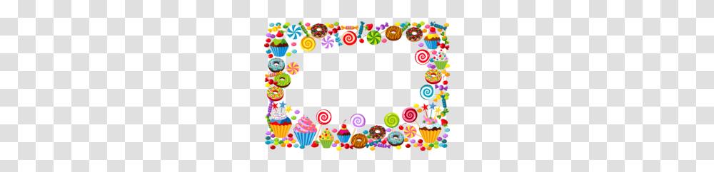 Download Candy Border Clipart Candy Cane Clip Art, Birthday Cake, Dessert, Food Transparent Png