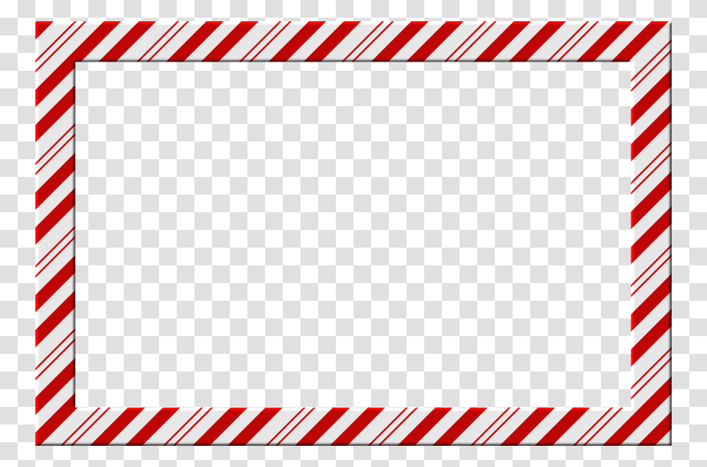 Download Candy Cane Border Clipart Candy Cane Christmas Day Clip, Airmail, Envelope, Tie, Accessories Transparent Png