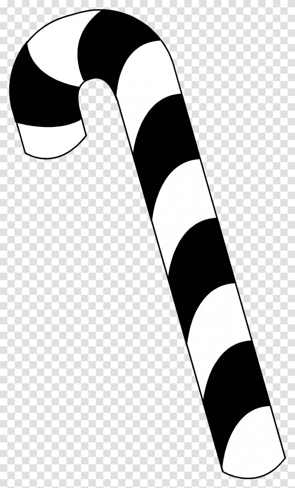 Download Candy Cane Christmas Images Graphics Image Black And White Cane, Cross, Symbol, Batman Logo, Clothing Transparent Png