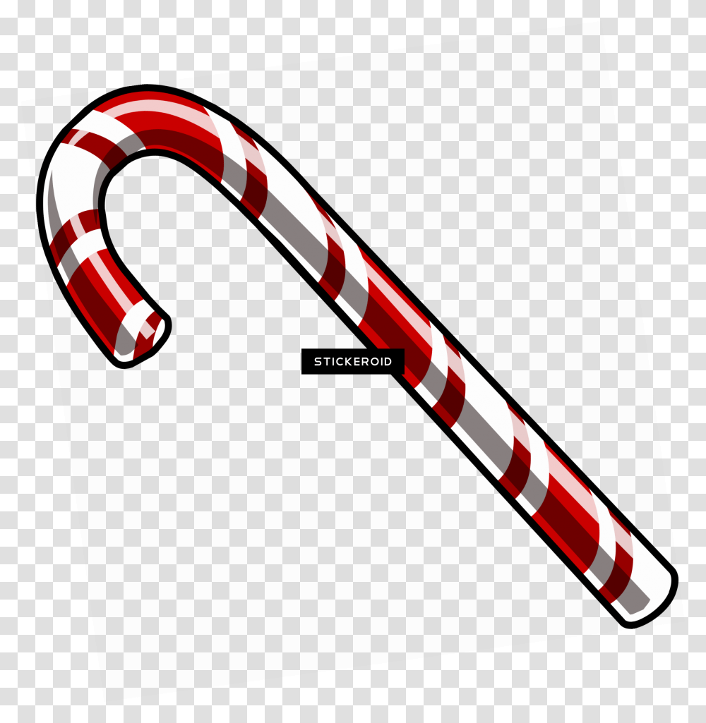 Download Candy Cane Christmas Portable Network Graphics, Stick, Hammer, Tool, Food Transparent Png