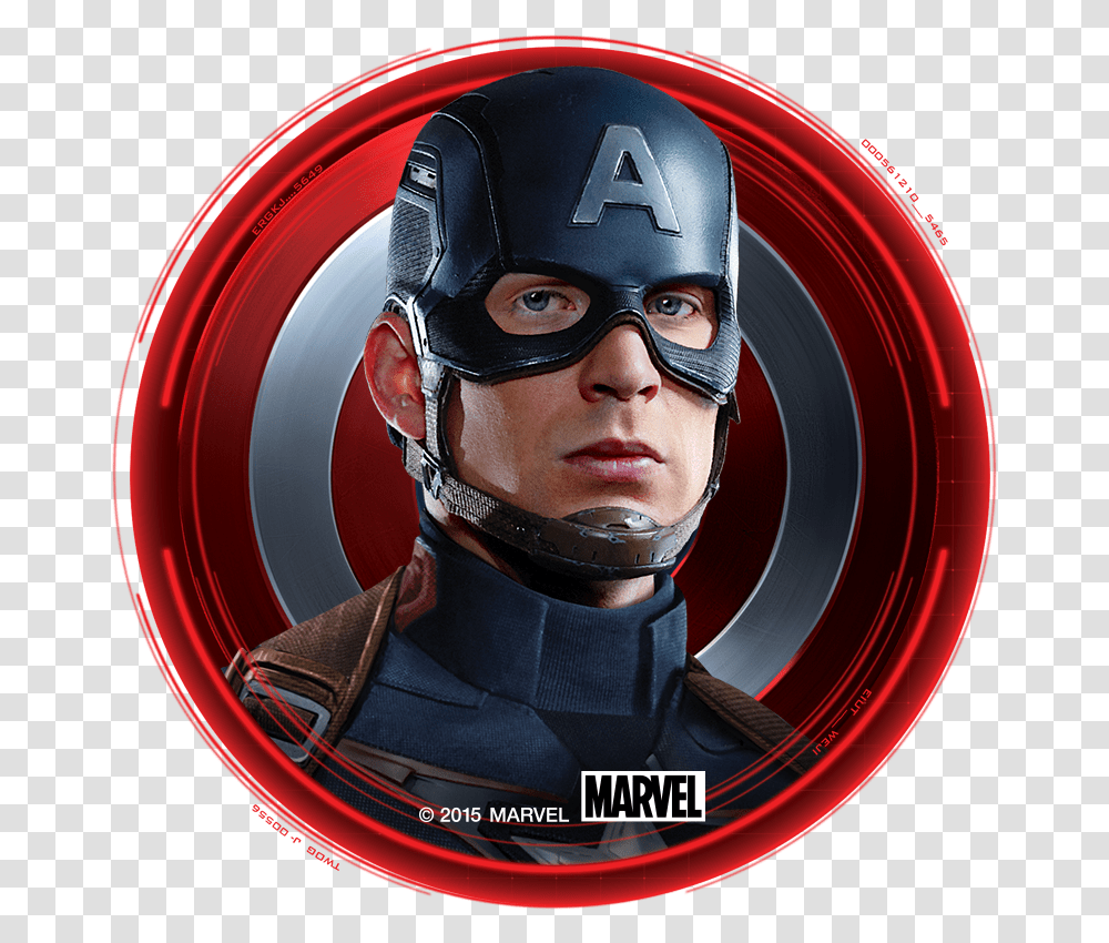 Download Captain America Clipart Marvel Clipart Captain America, Helmet, Person, Head Transparent Png