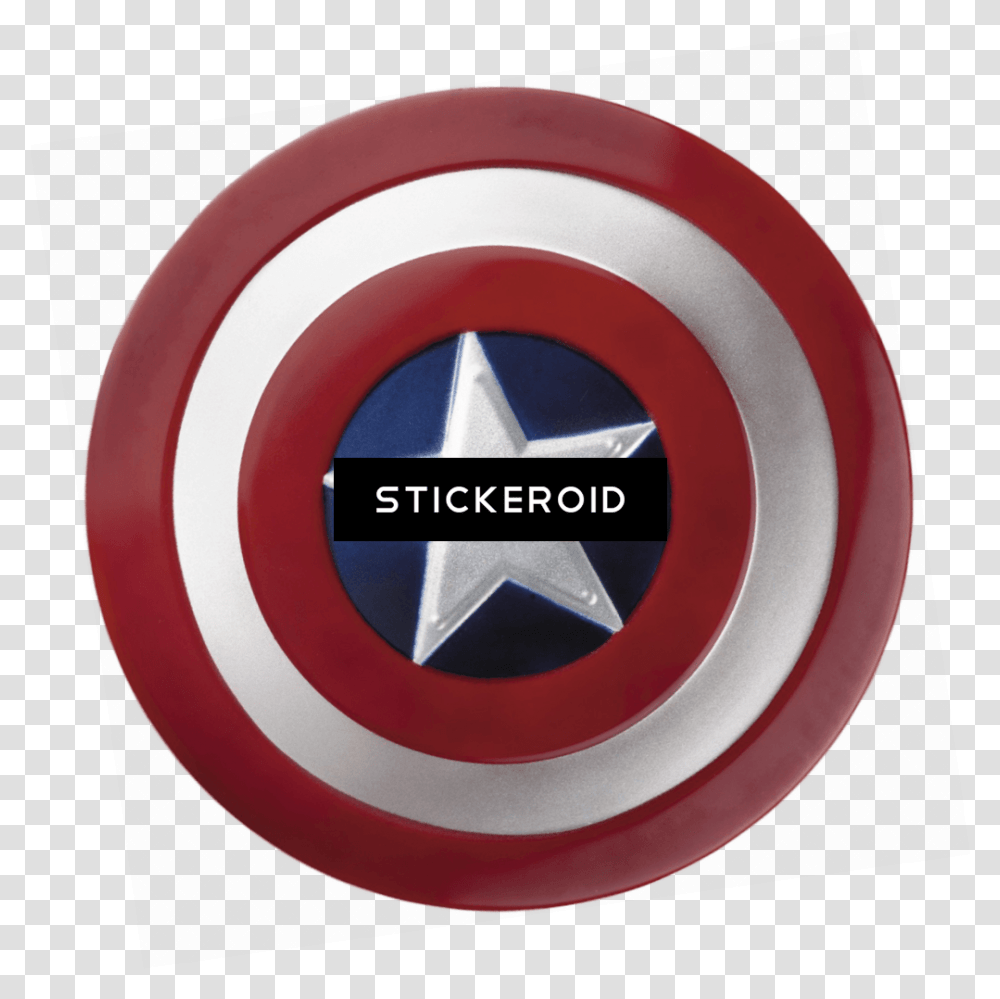 Download Captain America Shield Animated Captain America Captain America Shield, Tape, Logo, Symbol, Trademark Transparent Png