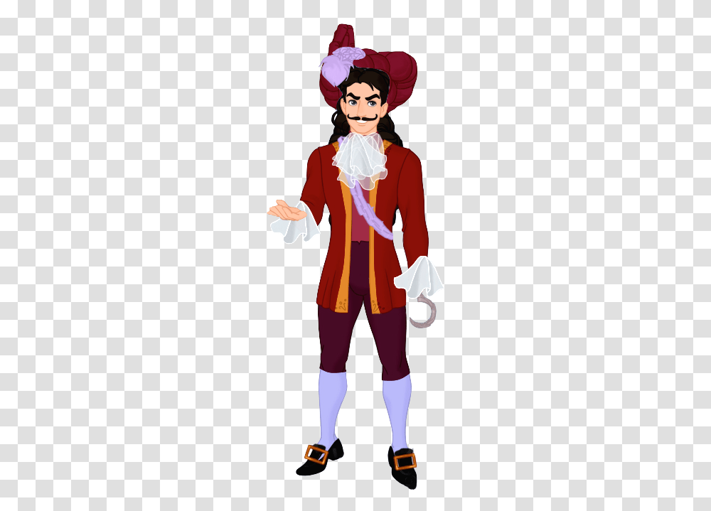 Download Captain Hook Hd, Performer, Person, Costume Transparent Png