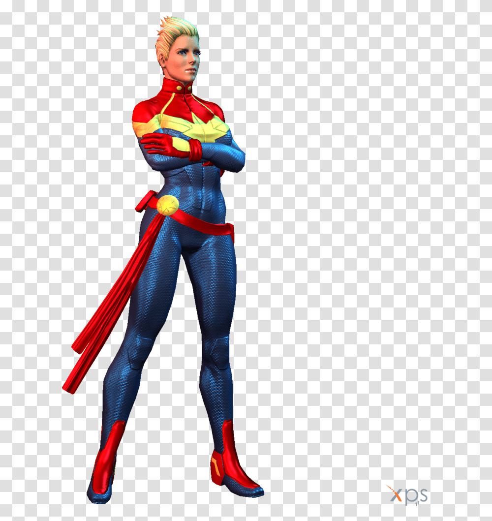 Download Captain Marvel Hd For Designing Projects Marvel Anad Captain Marvel, Costume, Apparel, Leisure Activities Transparent Png