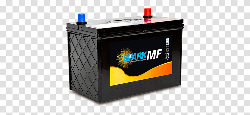 Download Car Battery Image Spark Mf Battery Logo, Appliance, Cooler, Cooker, Microwave Transparent Png