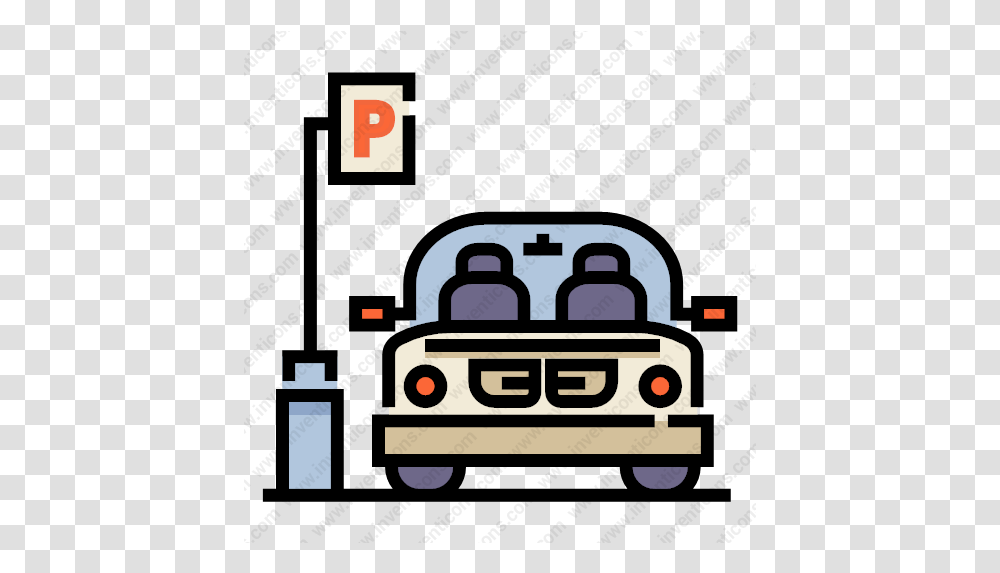 Download Car Park Vector Icon Inventicons Language, Vehicle, Transportation, Bus, Car Wash Transparent Png