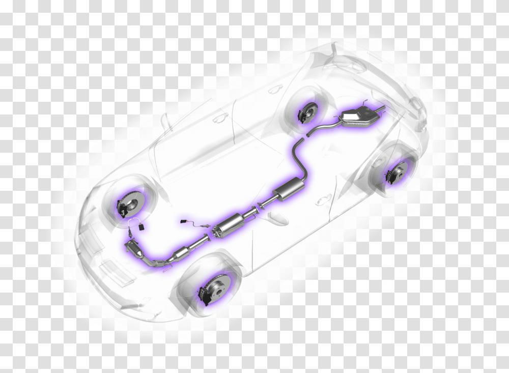 Download Car Purple Glow 2 Concept Car, Helmet, Vehicle, Transportation, Spaceship Transparent Png