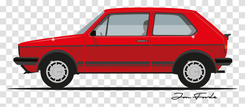 Download Car Side View Clipart Golf Gti Mk1, Vehicle, Transportation, Tire, Limo Transparent Png