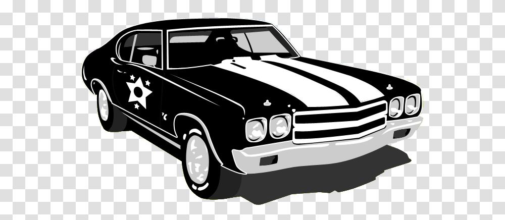 Download Car Vector Muscle Car Vector Full Size Muscle Car Vector, Vehicle, Transportation, Bumper, Fire Truck Transparent Png