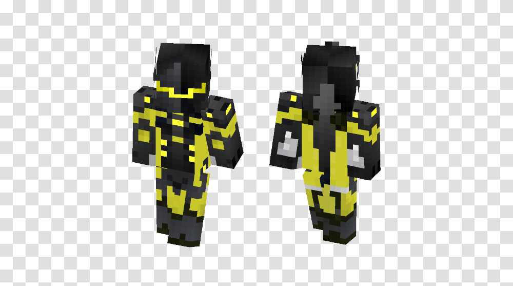 Download Carbon Yellow Genji Minecraft Skin For Free, Toy, Robot, Couch, Furniture Transparent Png