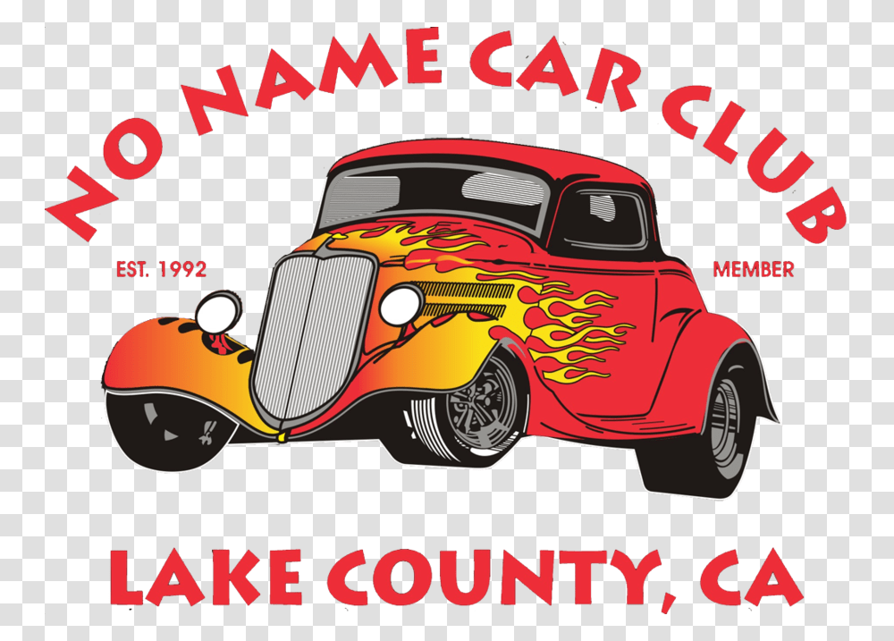 Download Carclub Clipart Vintage Car Car Club, Poster, Advertisement, Flyer, Paper Transparent Png