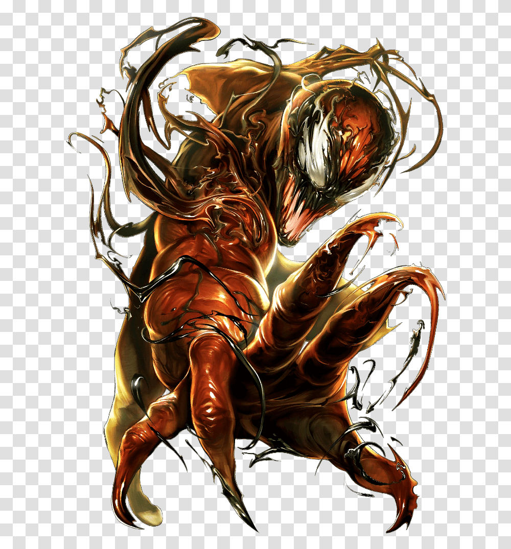 Download Carnage Venom 14 Battle Lines, Painting, Art, Hook, Hand Transparent Png