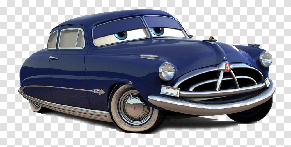 Download Cars Hudson Mcqueen Lightning Mater Doc Cartoon Doc Hudson Cars, Vehicle, Transportation, Wheel, Machine Transparent Png