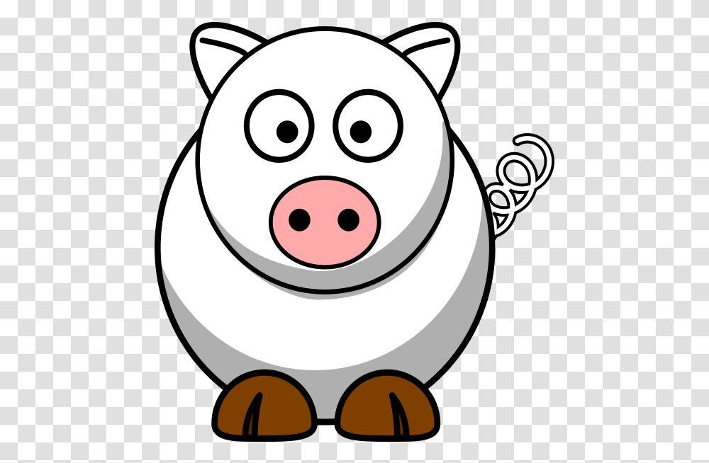 Download Cartoon Animals Image With Easy Colouring Pages For 2 Year Olds, Pig, Mammal, Snowman, Winter Transparent Png