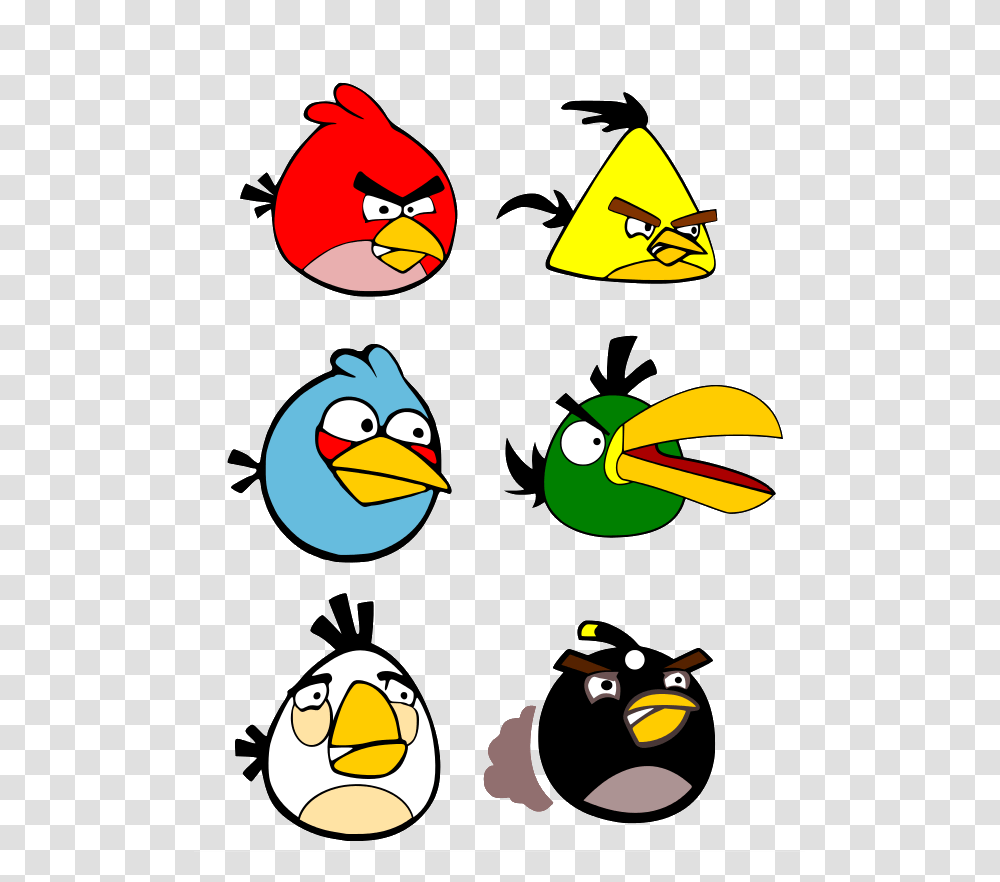 Download Cartoon Characters Angry Birds Clipart Angry Birds Star, Animal, Poster, Advertisement Transparent Png