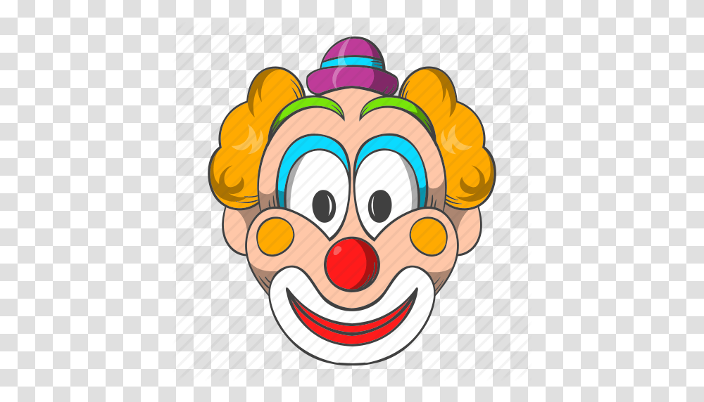 Download Cartoon Clown Head Clipart Royalty Free Illustration, Performer Transparent Png