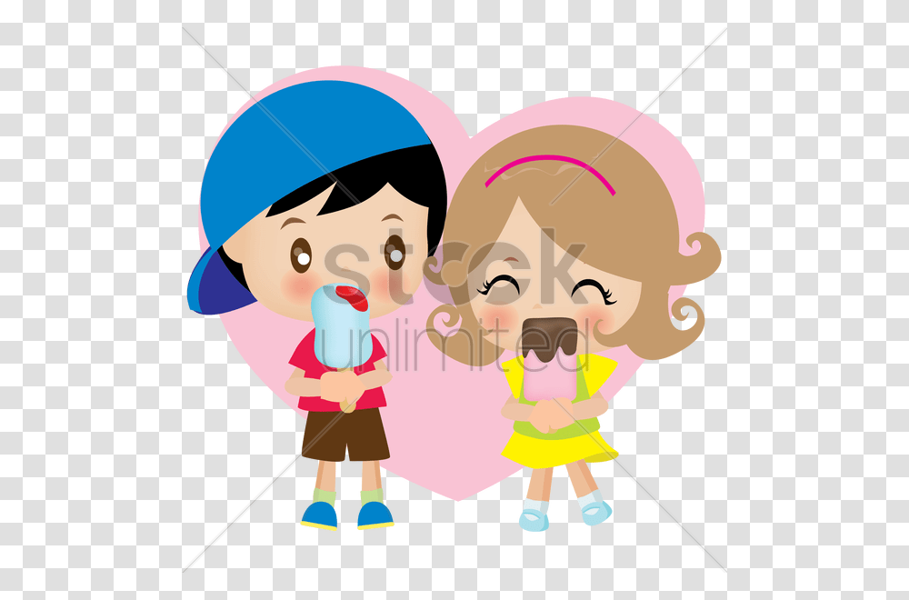 Download Cartoon Couple Eat Ice Cream Clipart Ice Cream Clip Art, Hug, Face, Leisure Activities, Dating Transparent Png