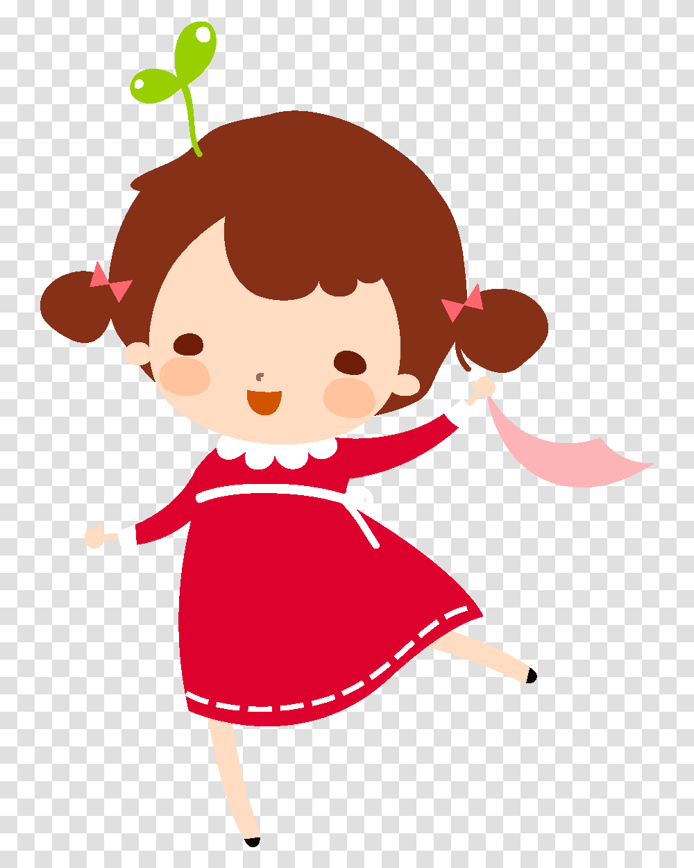 Download Cartoon Cute Girl Playing Element Music Kids Cute Girl Clipart, Elf, Cupid, Baby, Toy Transparent Png