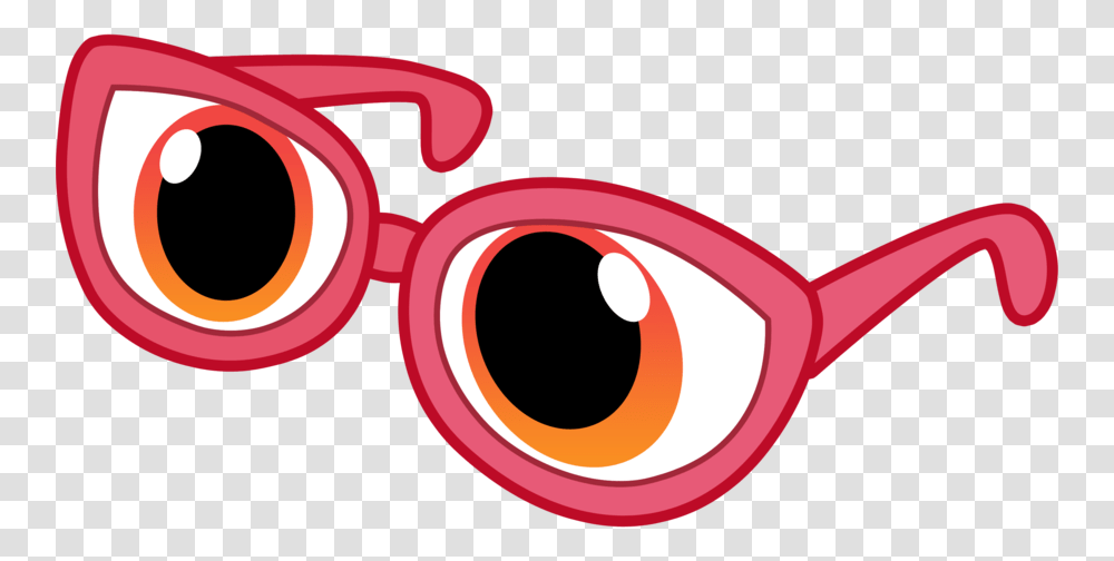 Download Cartoon Glasses With Eyes Clipart Glasses Cartoon Clip, Goggles, Accessories, Accessory, Sunglasses Transparent Png