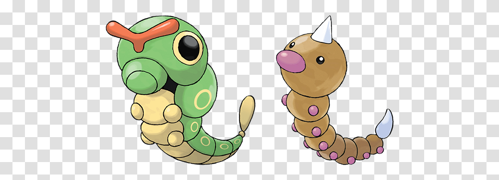 Download Caterpie Or Weedle Pokemon Weedle And Caterpie, Animal, Photography, Toy Transparent Png