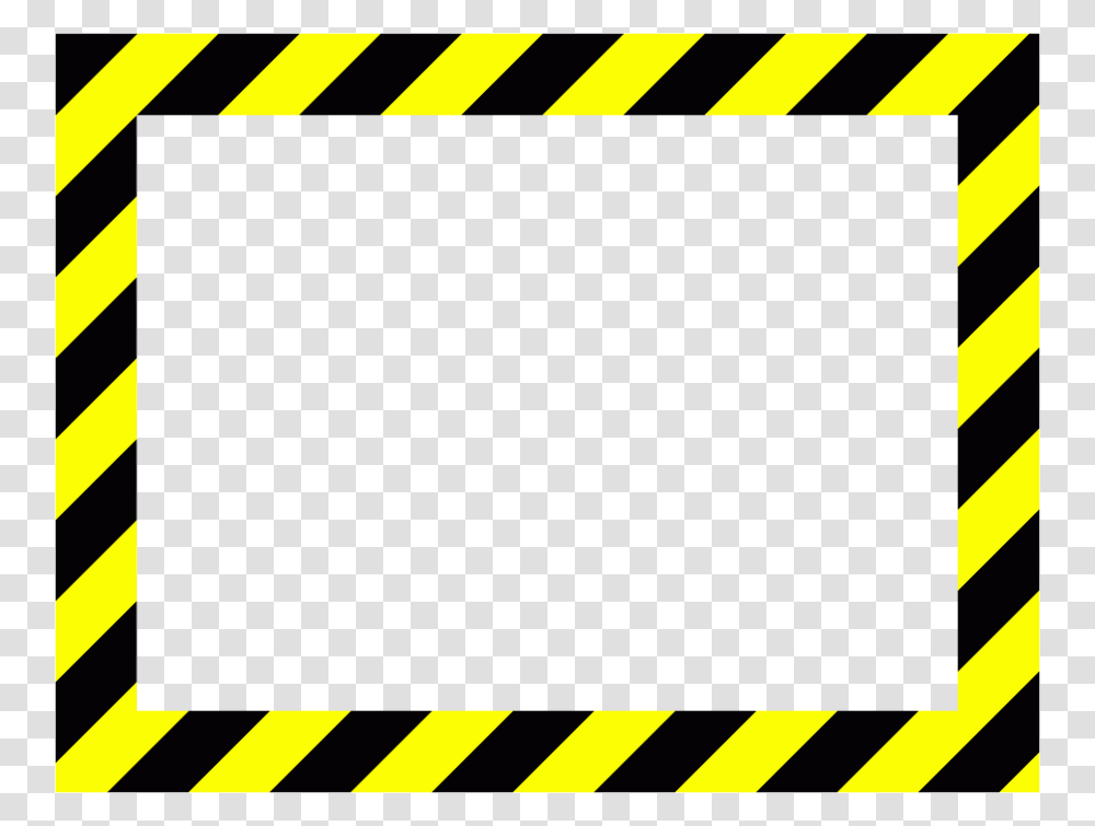 Download Caution Frame Clipart Barricade Tape Clip Art Safety, Fence, Car, Vehicle, Transportation Transparent Png