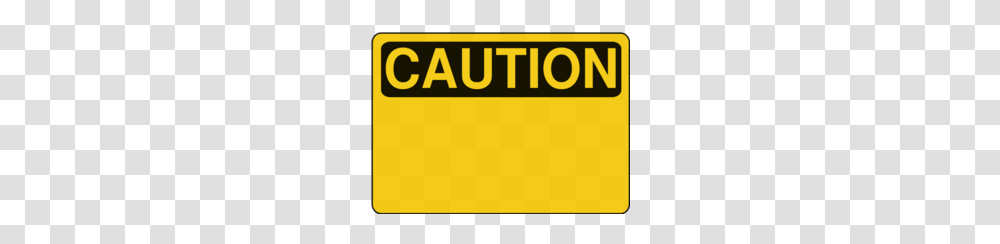 Download Caution Sign Template Clipart Traffic Sign Warning Sign, Car, Vehicle, Transportation Transparent Png