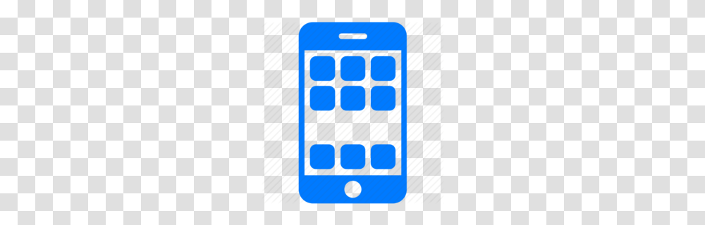 Download Cellphone Blue Clipart Iphone Clip Art Iphone, Electrical Device, Digital Clock, Number Transparent Png