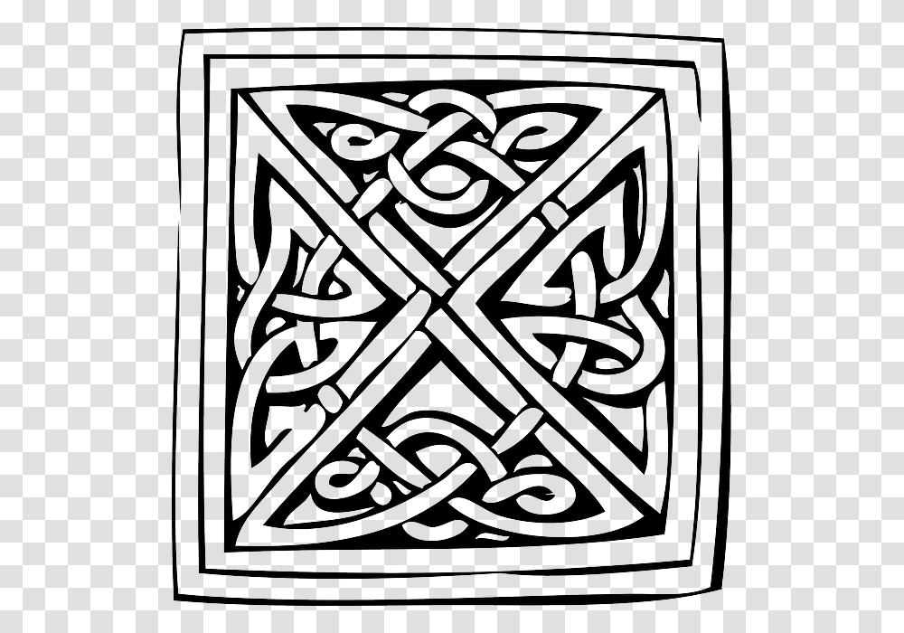 Download Celtic Knots Coloring Book Clipart Celtic Knot Ornament, Maze, Labyrinth Transparent Png