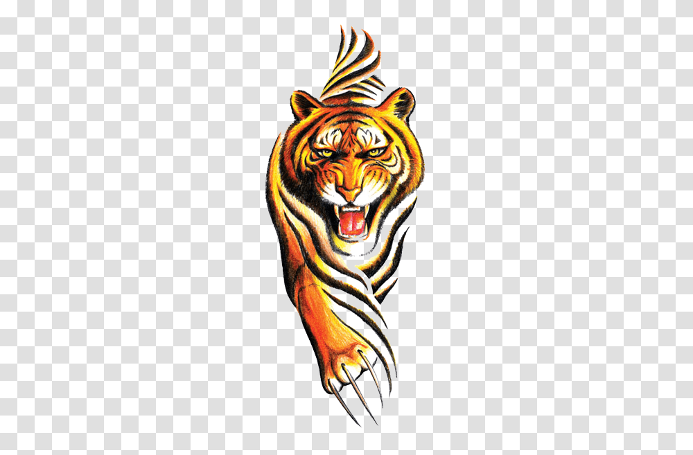 Download Celtic Tattoos Free Image And Clipart, Wildlife, Animal, Mammal, Tiger Transparent Png