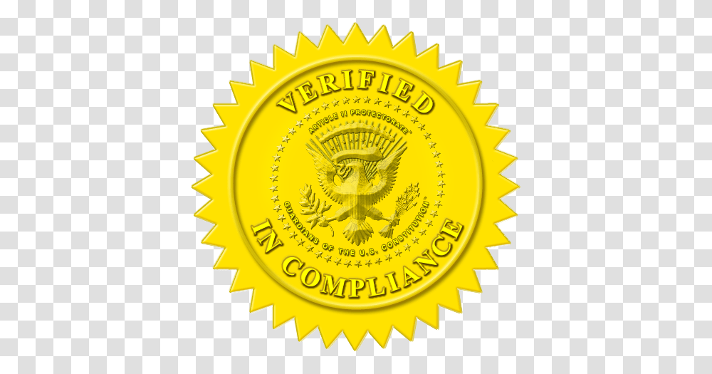 Download Certificate Gold Seal, Label, Text, Logo, Symbol Transparent Png