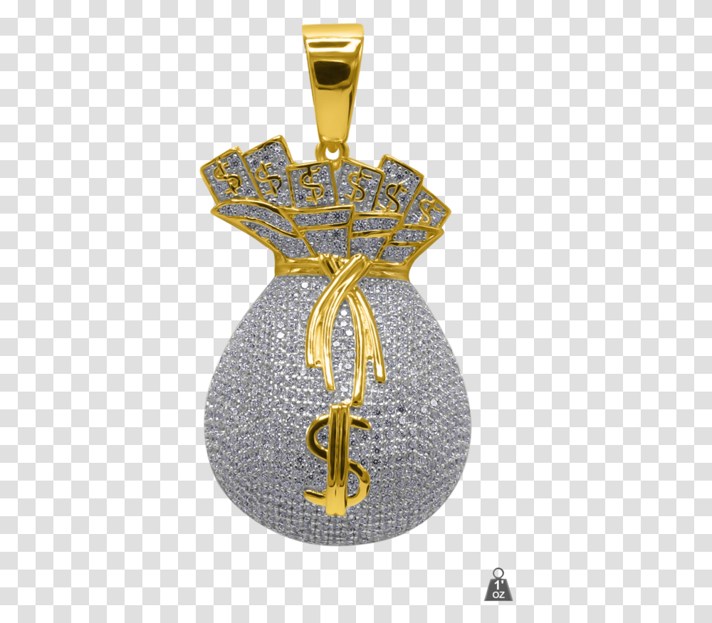 Download Chain Gold Large Dollar Sign Chain Rapper, Sash, Flower, Plant, Blossom Transparent Png