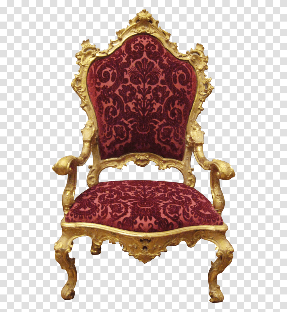Download Chair Pic Royal Chair, Furniture, Throne, Cushion, Armchair Transparent Png