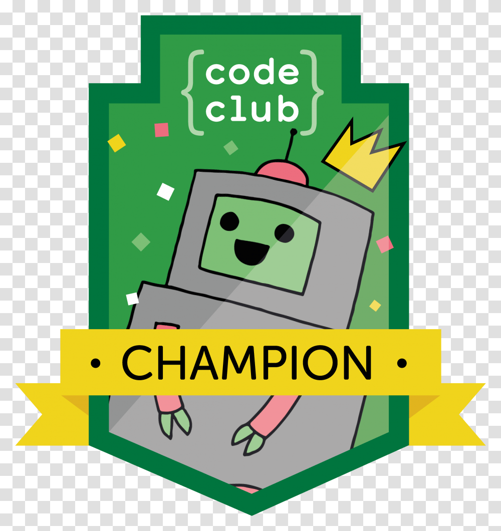 Download Champion Logo Image Code Club, Advertisement, Poster, Text, Graphics Transparent Png