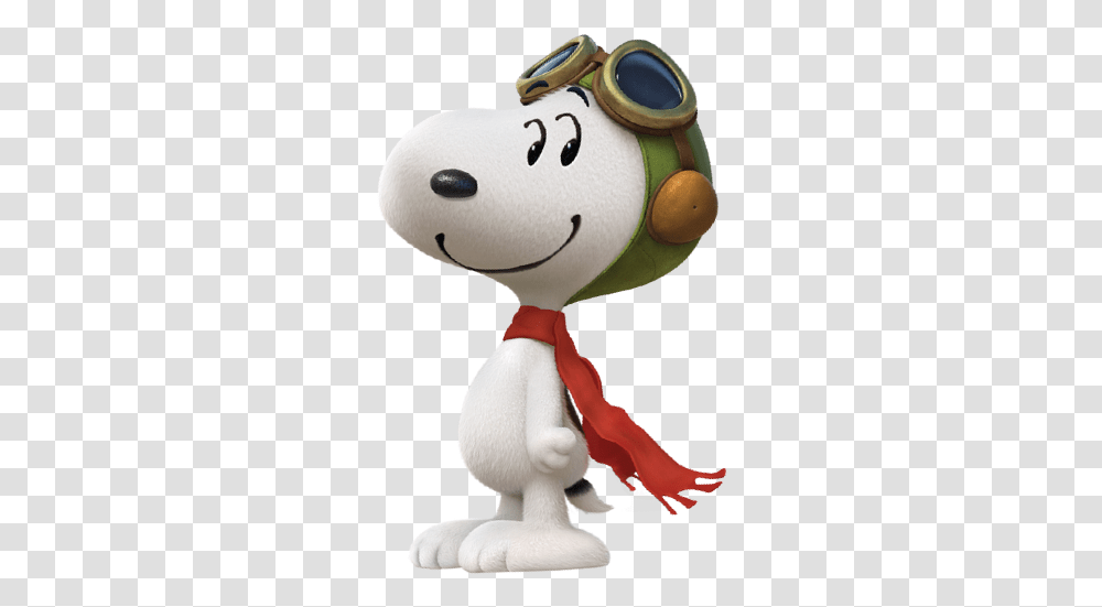 Download Charlie Brown Christmas Peanuts Flying Ace The Peanuts Movie Snoopy, Toy, Plush, Doll, Figurine Transparent Png