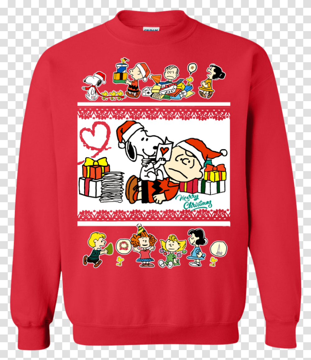 Download Charlie Brown Christmas Sweaters Image With No Hoodie, Clothing, Apparel, Sleeve, Long Sleeve Transparent Png