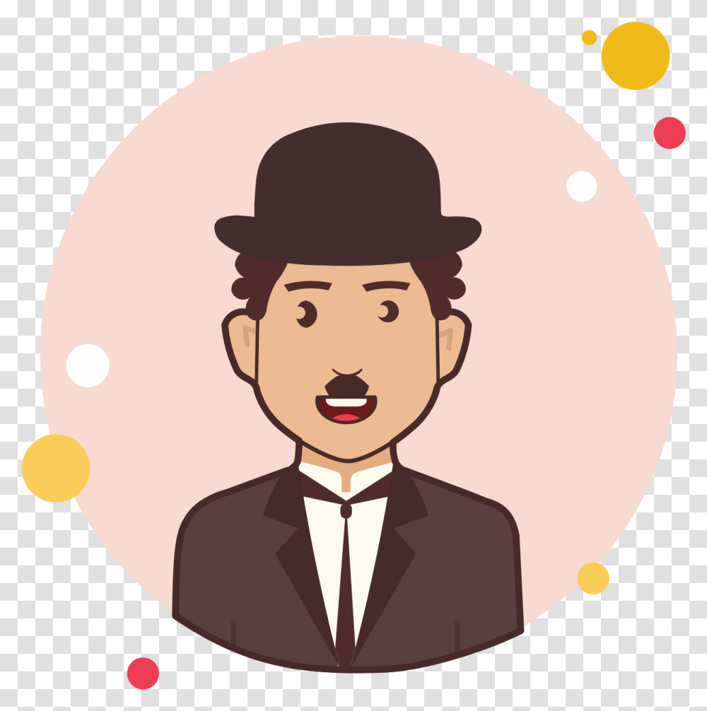 Download Charlie Chaplin Icon Musician Image With No Portable Network Graphics, Face, Hat, Clothing, Performer Transparent Png