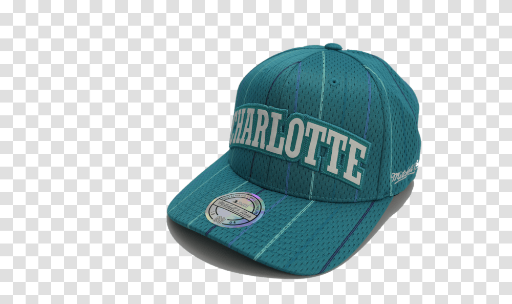 Download Charlotte Hornets Mitchell & Ness Jersey Logo 110 Baseball Cap, Clothing, Apparel, Hat Transparent Png