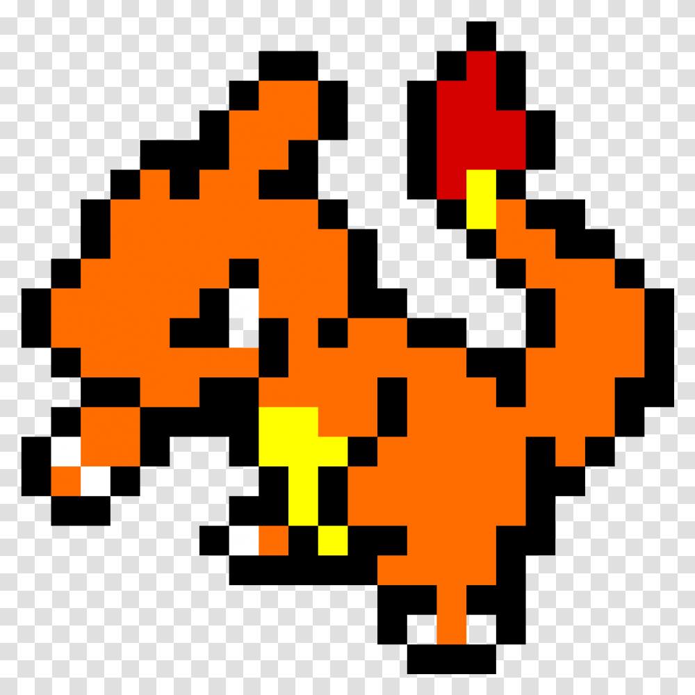 Download Charmeleon Pokemon Pixel Art, Pac Man Transparent Png