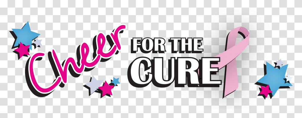 Download Cheer For The Cure Cheerleading Image With No Dot, Text, Number, Symbol, Alphabet Transparent Png
