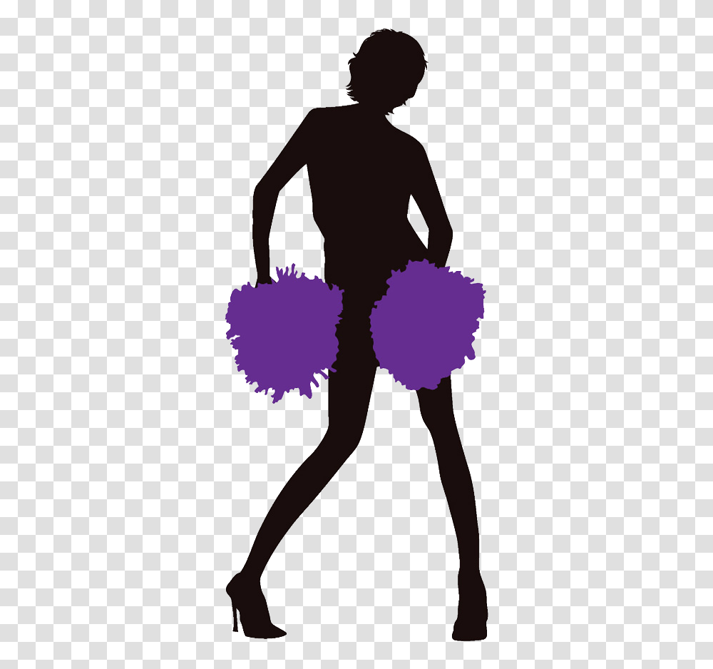 Download Cheerleading Image With No Cheerleader, Plant, Purple, Flower, Heart Transparent Png