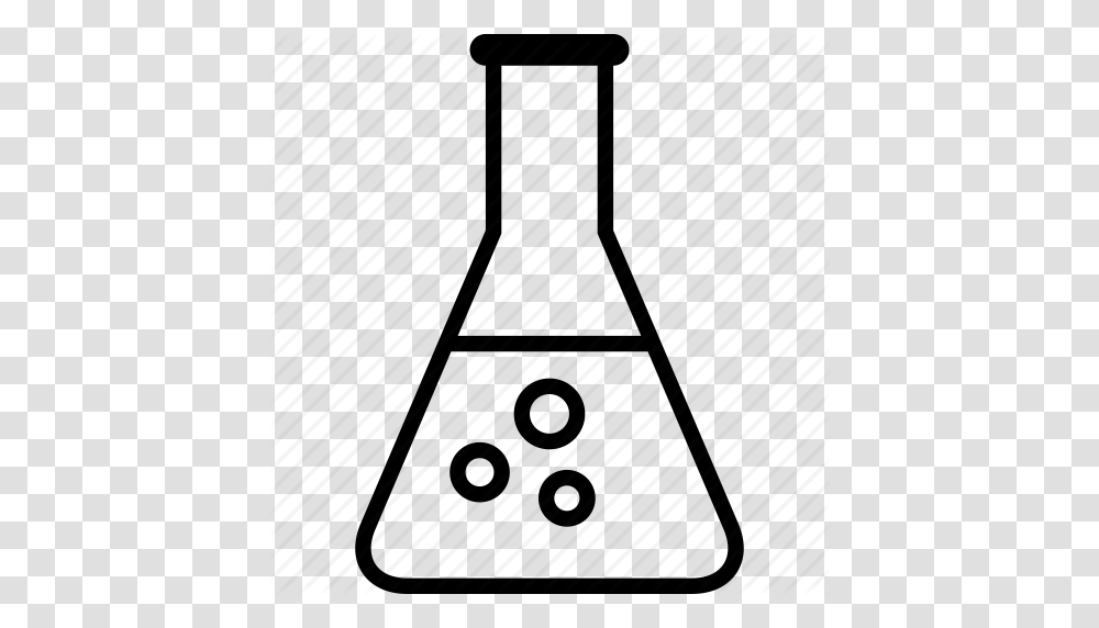 Download Chemistry Test Tubes And Beakers Black And White Clipart, Triangle, Cone Transparent Png