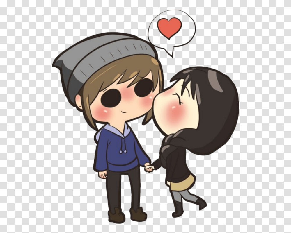 Download Chibi Photos For Designing Projects Cartoon Couple Hd, Person, Human, Female, Girl Transparent Png