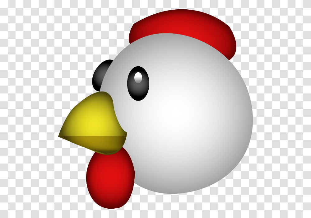Download Chicken Emoji Image In Emoji Island, Bird, Animal, Beak, Sphere Transparent Png