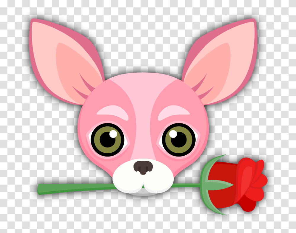 Download Chihuahua Love Emoji Stickers Chihuahua, Animal, Mammal, Toy, Graphics Transparent Png