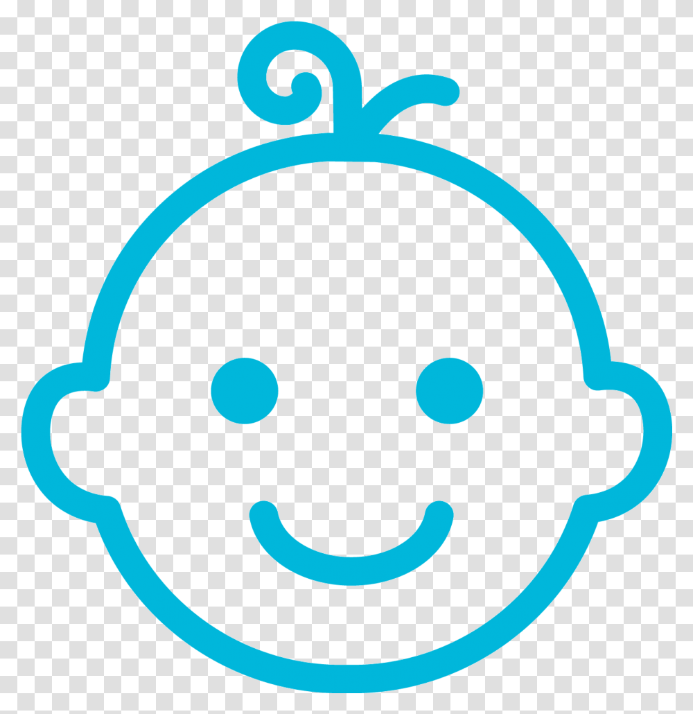 Download Children Icon Baby Logo Background, Stencil, Symbol, Trademark, Label Transparent Png