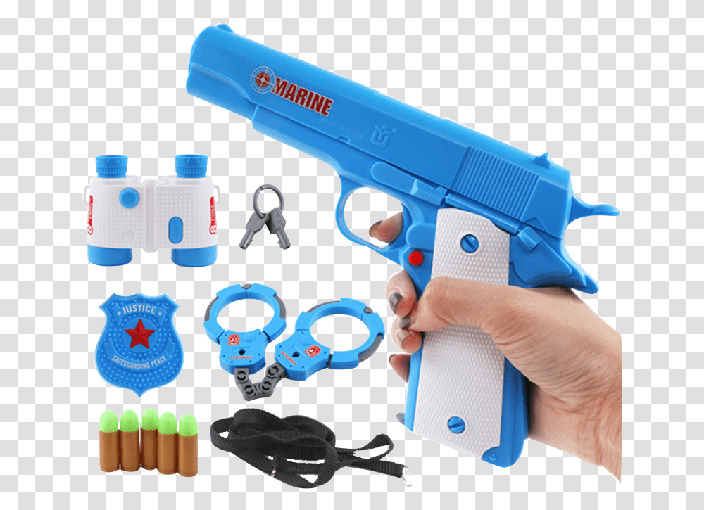 Download Children's Soft Bullet Guns Can Fire Bullets To Children Playing Gun, Toy, Person, Human, Weapon Transparent Png