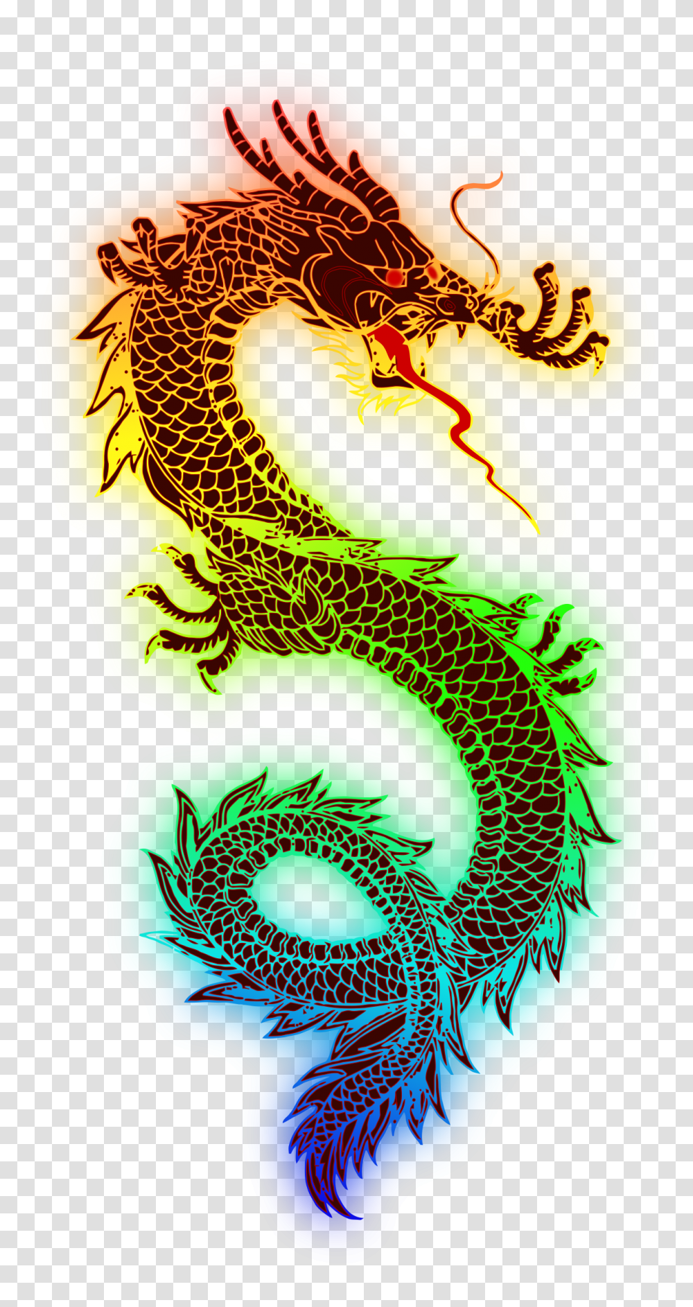 Download Chinese Dragon Free Image Dragon With No Wings, Person, Human, Art, Doodle Transparent Png