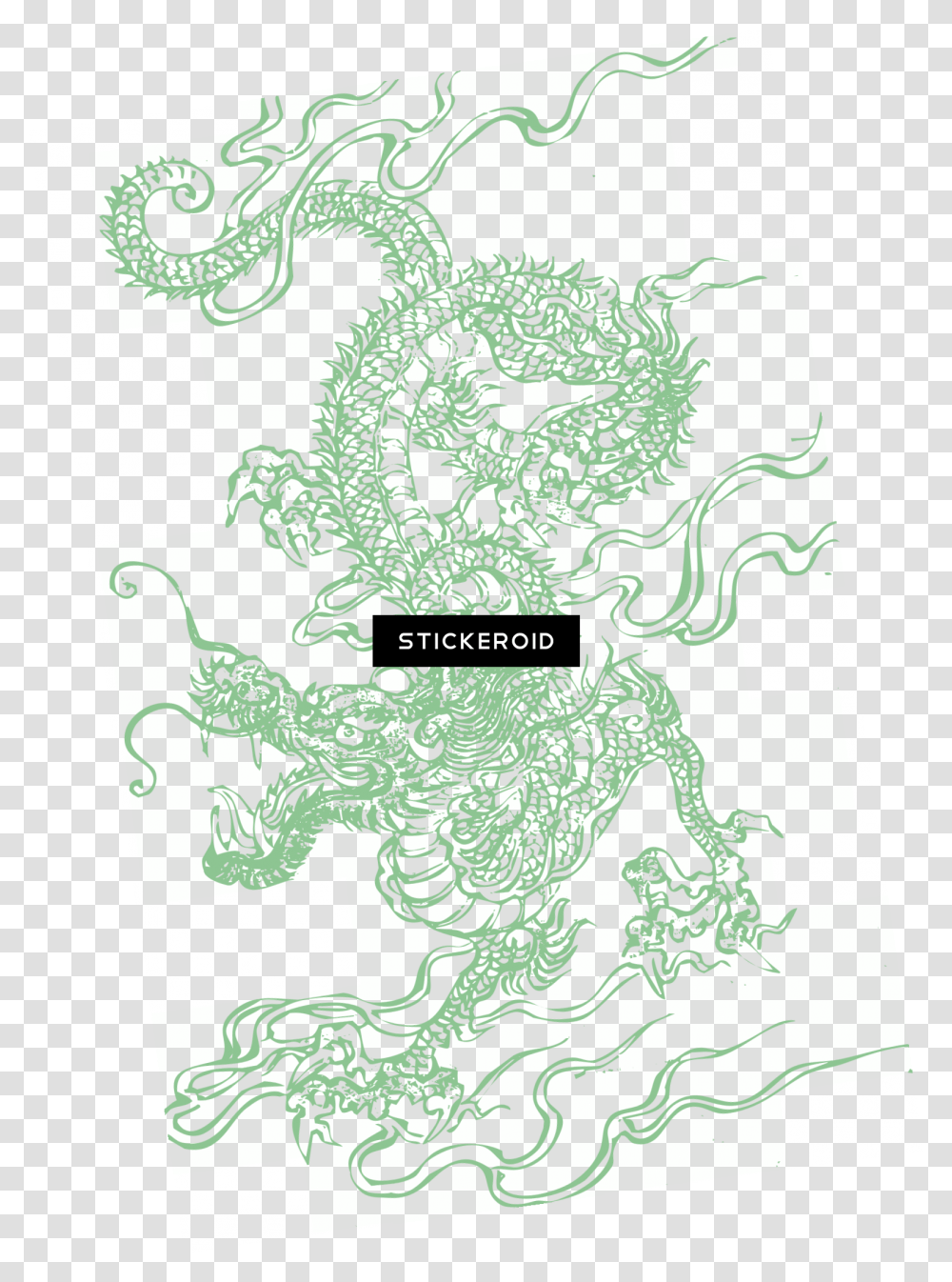 Download Chinese Dragon Hd Image With No Background Blue Chinese Dragon, Rug, Paper, Text, Advertisement Transparent Png